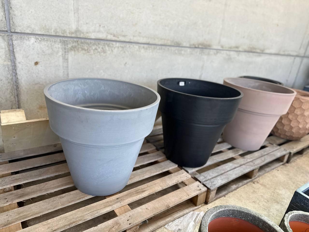 Large Plastic Garden Plant Pots - plant pots uk