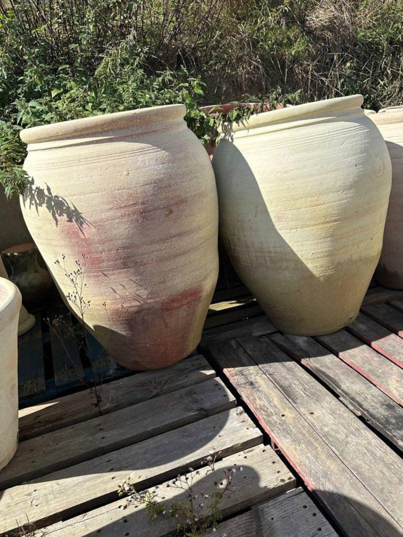 large mediterranean plant pots Large Rustic Terracotta Jar Planter