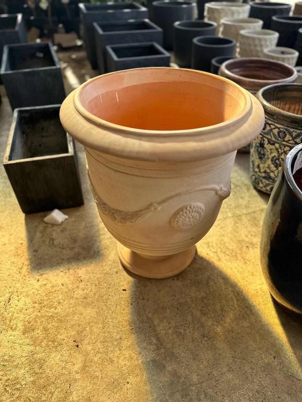 large Anduze Terracotta Pot Planter - plant pots uk