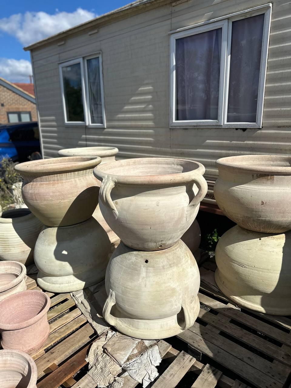 Large Terracotta Planter with Handles - plant pots uk