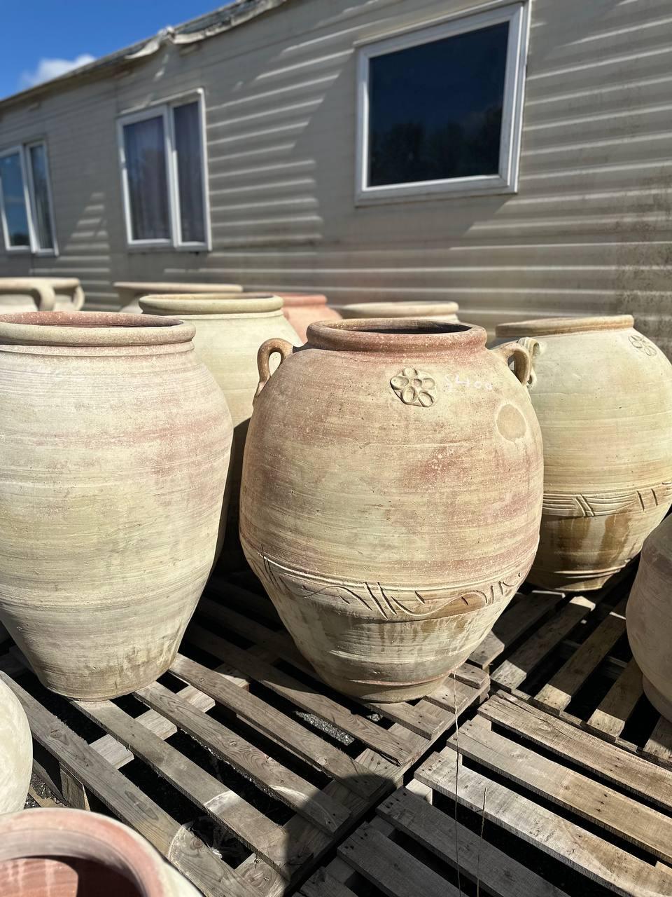 XL Terracotta Jar Pot Planter - plant pots uk