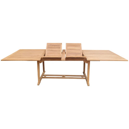 2-3m Rectangle Double Extending Table with 4cm Top
