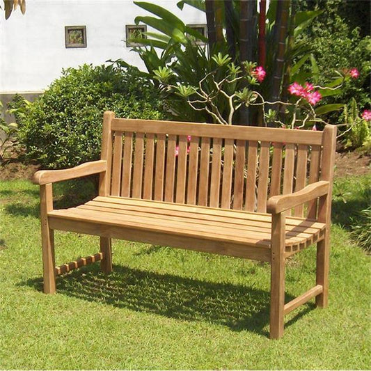 3-Seater Classic teak Bench 150 Cm - plant pots uk