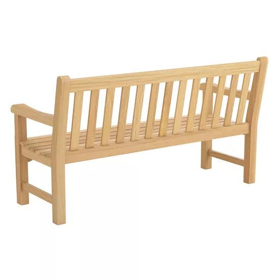 3-Seater Classic teak Bench 150 Cm - plant pots uk