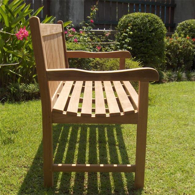 3-Seater Classic teak Bench 150 Cm - plant pots uk