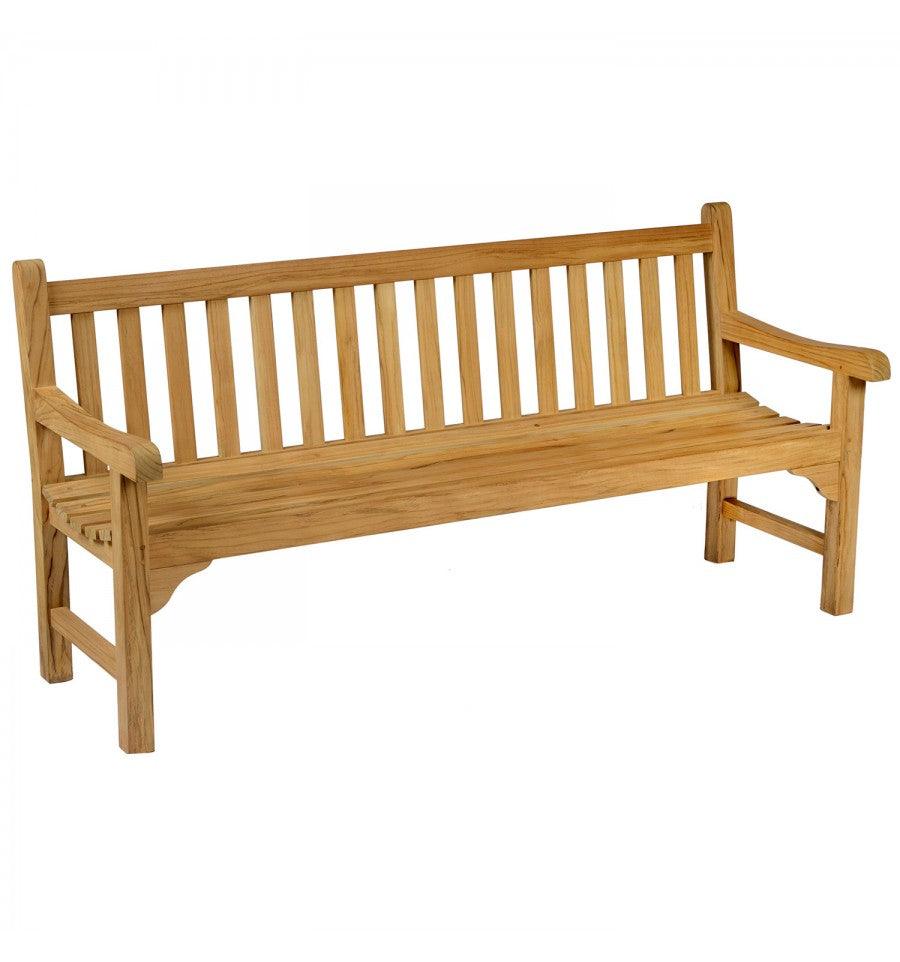 3-Seater Classic teak Bench 150 Cm - plant pots uk