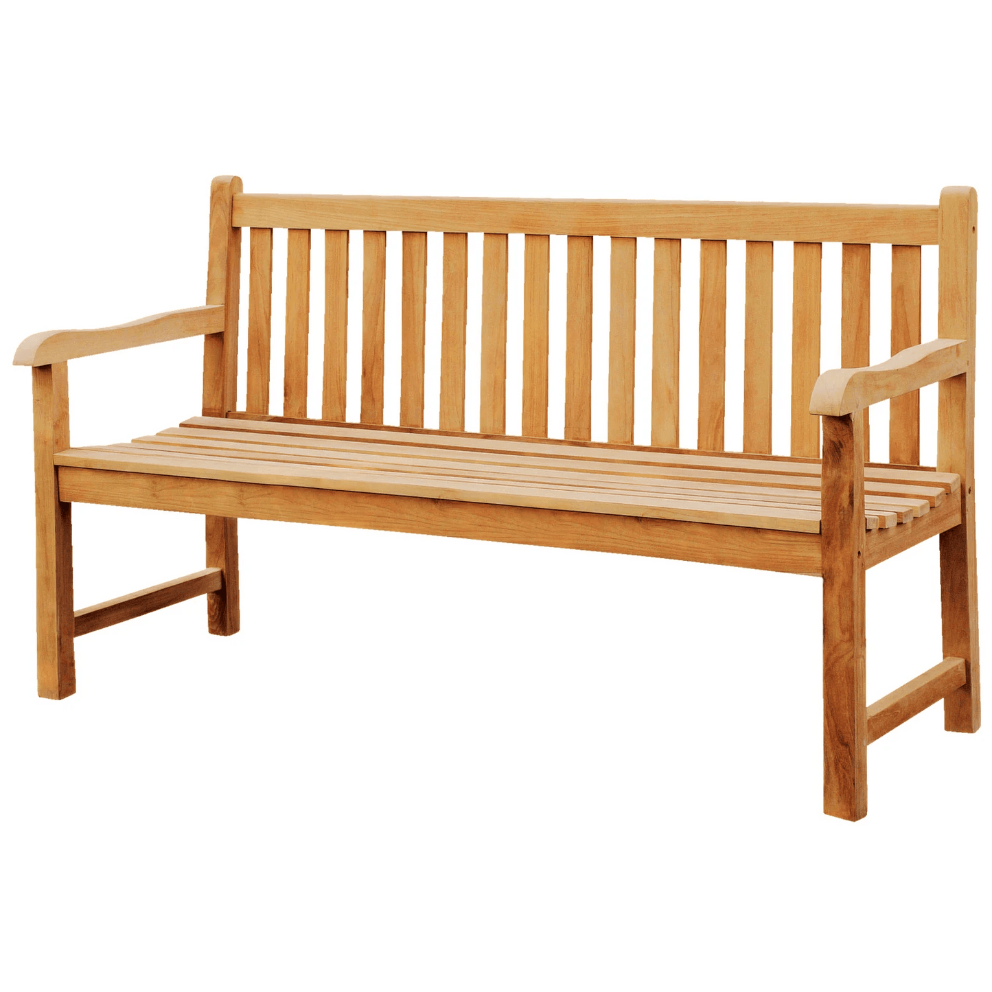 4-Seater Classic Garden Teak Bench 180 CM - plant pots uk