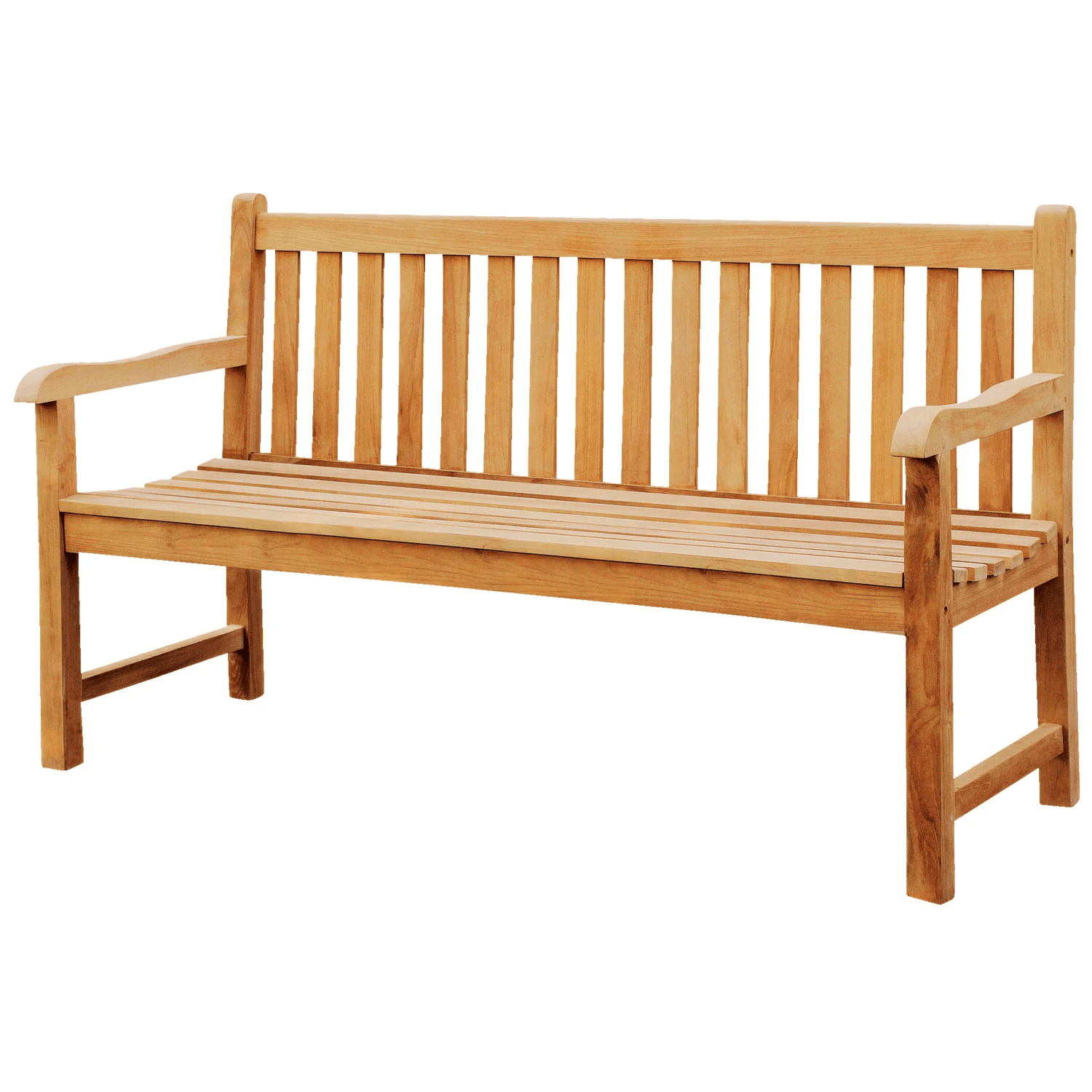 4-Seater Classic Garden Teak Bench 180 CM - plant pots uk