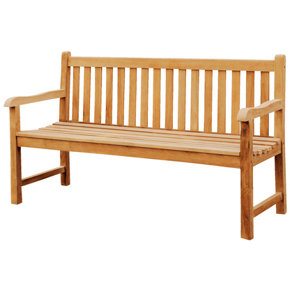 4-Seater Classic Garden Teak Bench 180 CM - plant pots uk