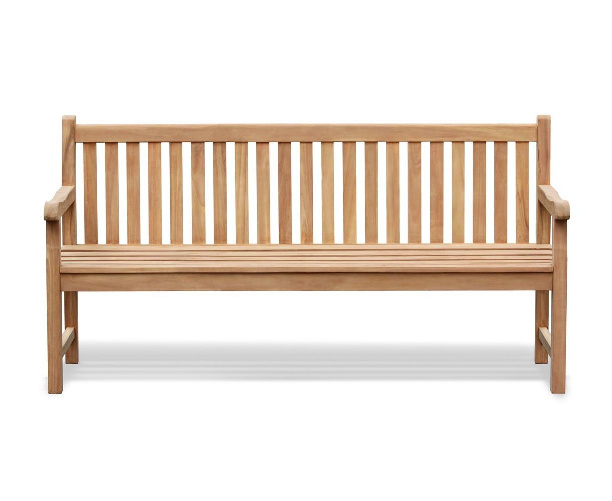 4-Seater Classic Garden Teak Bench 180 CM - plant pots uk