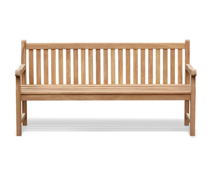 4-Seater Classic Garden Teak Bench 180 CM - plant pots uk