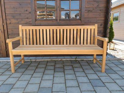 4-Seater Classic Garden Teak Bench 180 CM - plant pots uk