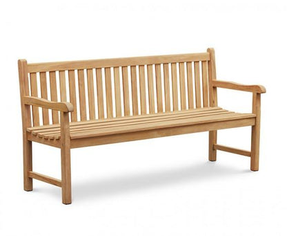 4-Seater Classic Garden Teak Bench 180 CM - plant pots uk