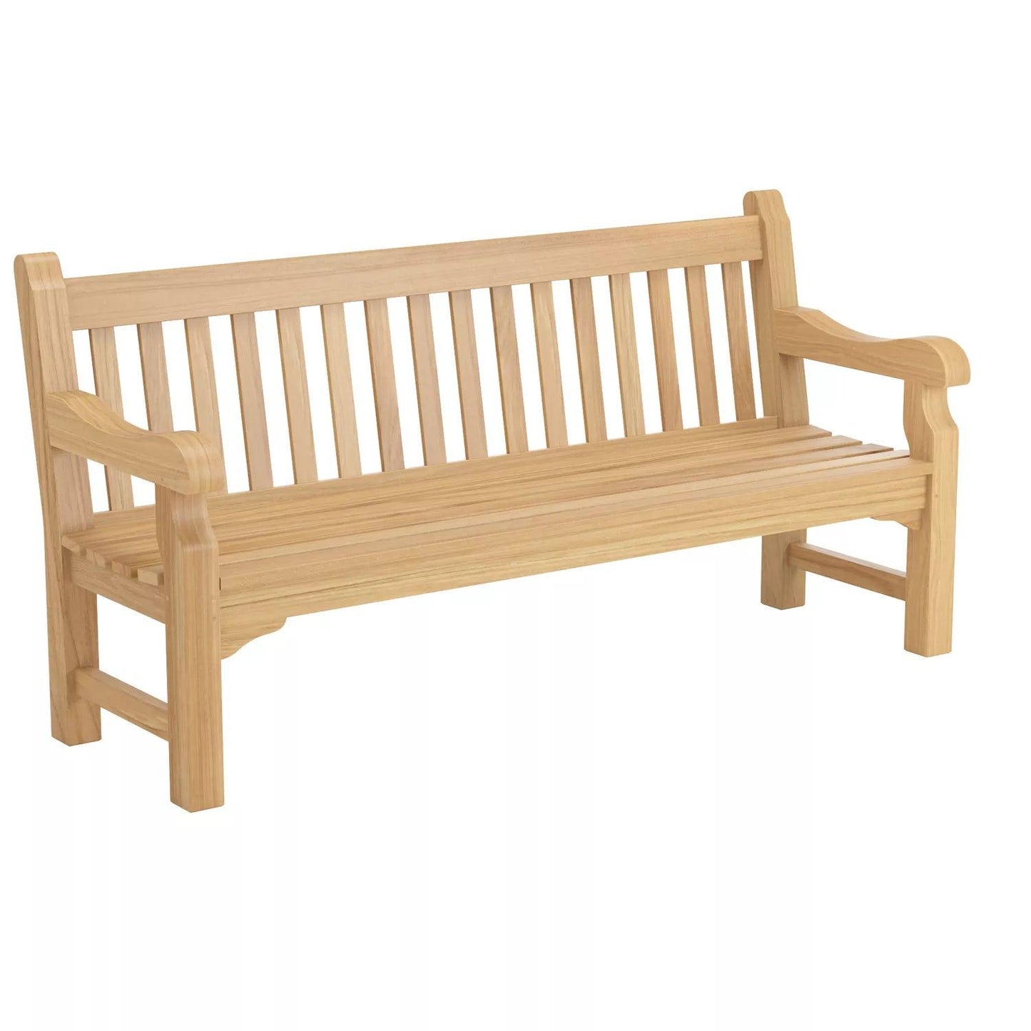 Luxrious Teak Balmoral Park Bench 1.5 m - plant pots uk