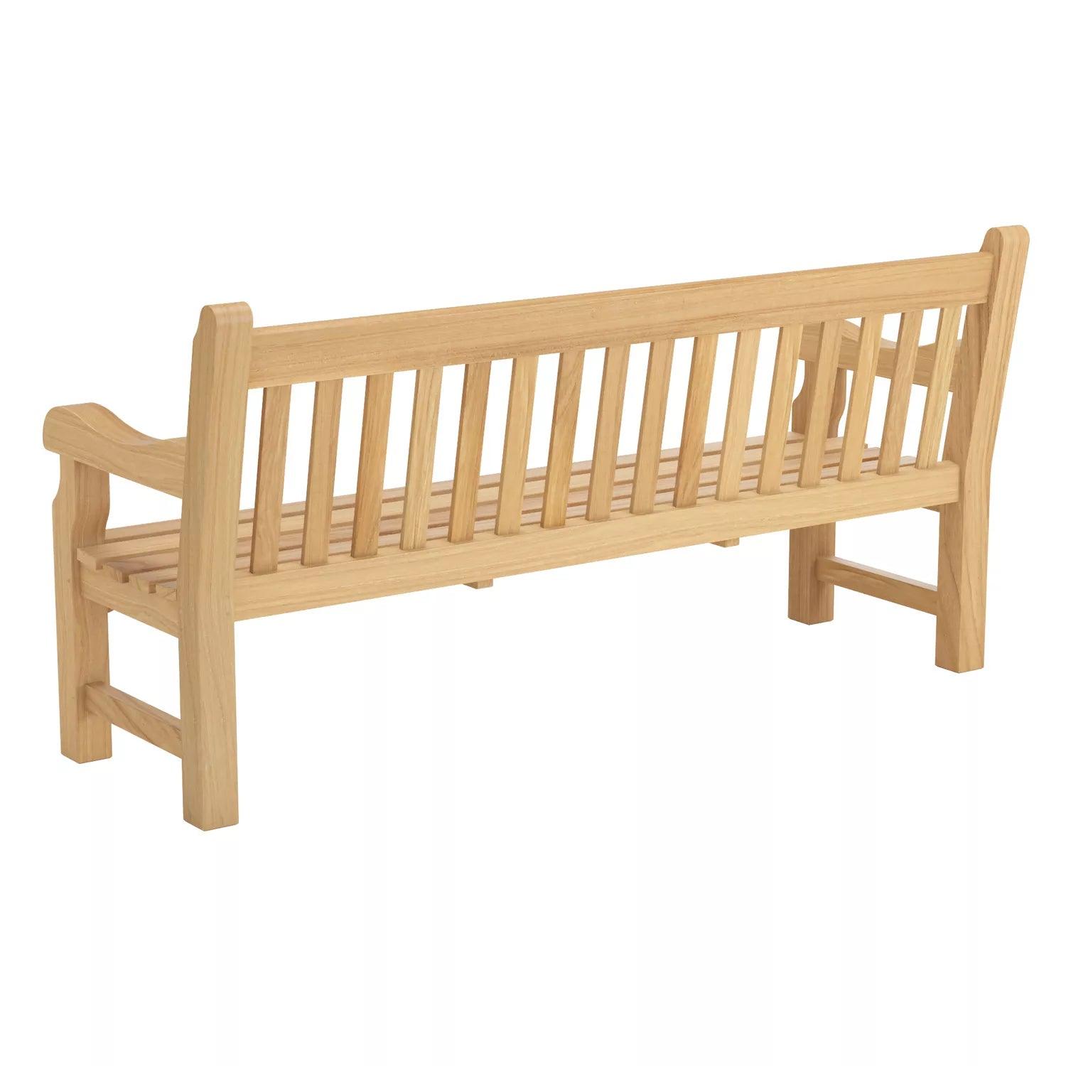 Luxrious Teak Balmoral Park Bench 1.5 m - plant pots uk