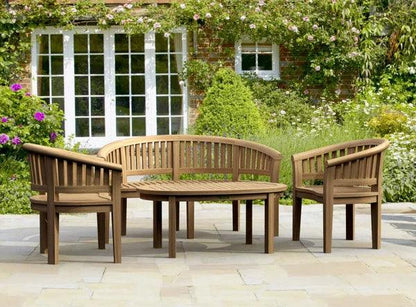 Luxurious Teak Banana Garden Set - plant pots uk