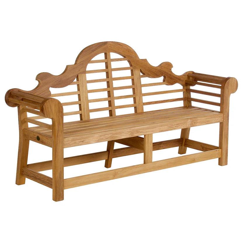 Luxrious Sissinghurst Lutyens Three Seat Teak Bench - plant pots uk